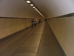 The easiest (and most fun) way to cross the river