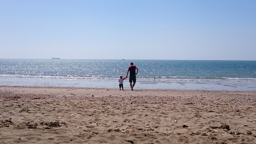Family cycling Isle of Wight