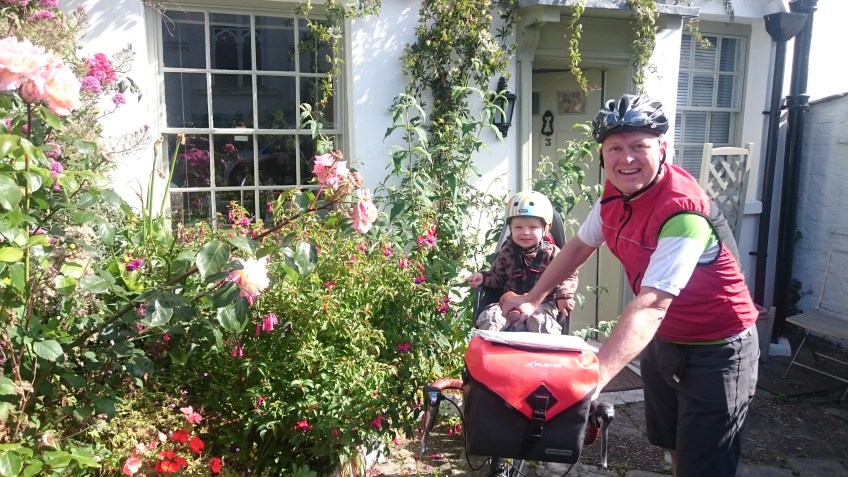Family cycling Isle of Wight