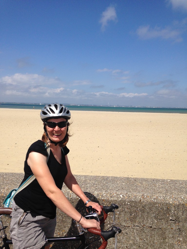 Family cycling Isle of Wight